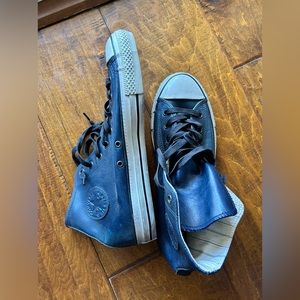 Converse blue leather men’s sz 11